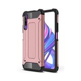 KZY İletişim-Huawei P Smart Pro 2019 ile Uyumlu Kapak Çift Katmanlı Zırh Tank Kılıf - Rose Gold (ROSE GOLD)
