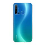 KZY İletişim Huawei P20 Lite 2019 ile Uyumlu Kapak 1mm Şeffaf Silikon Kılıf