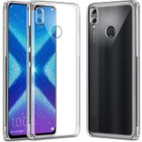 KZY İletişim Huawei P20 Lite ile Uyumlu Kapak Kamera Korumalı Tıpalı Silikon Şeffaf Kılıf