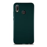 KZY İletişim Huawei P20 Lite ile Uyumlu Kılıf Soft Premier Renkli Silikon Kapak - Yeşil