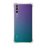 KZY İLETİŞİM Huawei P20 Pro ile Uyumlu ile Uyumlu Kapak Kamera Korumalı Airbag Antishock Silikon Şeffaf Kılıf