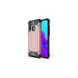 KZY İletişim-Huawei P40 Lite E ile Uyumlu Kapak Çift Katmanlı Zırh Tank Kılıf - Rose Gold (ROSE GOLD)