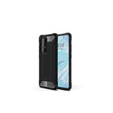 KZY İletişim-Huawei P40 Pro ile Uyumlu Kapak Çift Katmanlı Zırh Tank Kılıf - Siyah (SİYAH)