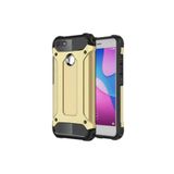 KZY İletişim-Huawei P9 Lite Mini ile Uyumlu Kapak Çift Katmanlı Zırh Tank Kılıf - Gold (GOLD)