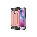 KZY İletişim-Huawei P9 Lite Mini ile Uyumlu Kapak Çift Katmanlı Zırh Tank Kılıf - Rose Gold (ROSE GOLD)