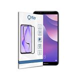 KZY İLETİŞİM Huawei Y7 2018 ile uyumlu Tam Kaplayan Fibernano Ekran Koruyucu Esnek Cam