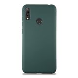 KZY İletişim Huawei Y7 2019 ile Uyumlu Kapak ile Uyumlu İçi Kadife Lansman Silikon Kılıf - Yeşil