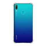 KZY İletişim Huawei Y7 2019 le Uyumlu ile Uyumlu Kapak Kamera Korumalı Antishock Airbag Köşe Korumalı Silikon Şeffaf Kılıf