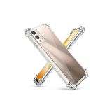 KZY İletişim İnfinix Hot 12 Play ile Uyumlu Kapak Kamera Korumalı Airbag Antishock Köşe Korumalı Şeffaf Silikon Kılıf