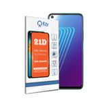 KZY İLETİŞİM İnfinix Note 7 Lite ile uyumlu Tam Kaplayan 21D Temperli Ekran Koruyucu Cam