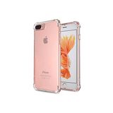 KZY İletişim iPhone 8 Plus ile uyumlu ile Uyumlu Kapak Şeffaf Airbag Antishock Köşe Korumalı Silikon Kılıf