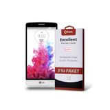 KZY İLETİŞİM LG G3 Mini ile uyumlu Temperli Ekran Koruyucu Kırılmaz Cam Ekonomik 3'lü Paket