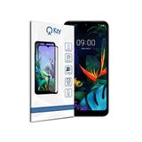 KZY İLETİŞİM LG K50 ile uyumlu Tam Kaplayan Fiber Nano Ekran Koruyucu Cam