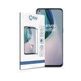 KZY İLETİŞİM OnePlus Nord N10 ile uyumlu Tam Kaplayan Fiber Nano Ekran Koruyucu Cam