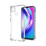 KZY İletişim Oppo A15s ile uyumlu ile Uyumlu Kapak Köşe Korumalı AirBag Antishock Şeffaf Silikon Kılıf