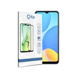 KZY İLETİŞİM Oppo A15S ile uyumlu Tam Kaplayan Fiber Nano Ekran Koruyucu Cam