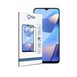 KZY İLETİŞİM Oppo A16 ile uyumlu Tam Kaplayan Fiber Nano Ekran Koruyucu Cam