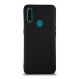 KZY İletişim Oppo A31 ile Uyumlu Kapak ile Uyumlu İçi Kadife Lansman Silikon Kılıf - Siyah