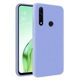 KZY İletişim Oppo A31 ile Uyumlu Kapak ile Uyumlu İçi Kadife Soft Logosuz Lansman Silikon Kılıf - Lila