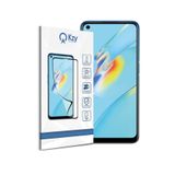 KZY İLETİŞİM Oppo A54 4G ile uyumlu Tam Kaplayan Fiber Nano Ekran Koruyucu Cam
