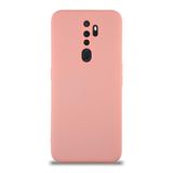 KZY İletişim Oppo A9 2020 ile uyumlu Kapak Içi Kadife Kamera Korumalı Lansman Silikon Kılıf - Pembe