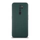 KZY İletişim Oppo A9 2020 ile uyumlu Kapak Içi Kadife Kamera Korumalı Lansman Silikon Kılıf - Yeşil