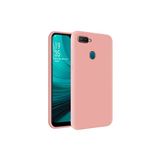 KZY İletişim Oppo AX7 ile Uyumlu İçi Kadife Soft Logosuz Lansman Silikon Kılıf - Pembe