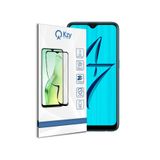 KZY İLETİŞİM Oppo AX7 ile uyumlu Tam Kaplayan Fiber Nano Ekran Koruyucu Cam