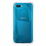 KZY İletişim Oppo AX7 Kapak Şeffaf Antishock Köşe Korumalı Silikon Kılıf