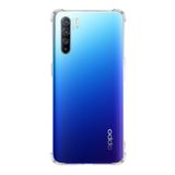 KZY İletişim Oppo Reno 3 ile Uyumlu Kapak Şeffaf Antishock Köşe Korumalı Silikon Kılıf