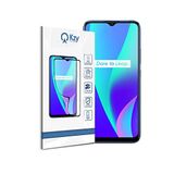 KZY İLETİŞİM Realme C15 ile uyumlu Tam Kaplayan Fiber Nano Ekran Koruyucu Cam