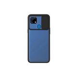 Kzy İletişim Realme C25s ile Uyumlu Kapak Lensi Açılır Kapanır Kamera Korumalı Kılıf - Siyah