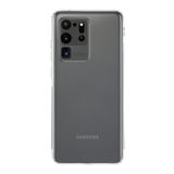 KZY İLETİŞİM Samsun Galaxy S20 Ultra ile uyumlu Kapak Kamera Korumalı Tıpalı Şeffaf Silikon Kılıf
