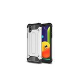 KZY İletişim-Samsung Galaxy A01 Core ile Uyumlu Kapak Çift Katmanlı Zırh Tank Kılıf - Gri (GRİ)