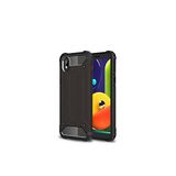 KZY İletişim-Samsung Galaxy A01 Core ile Uyumlu Kapak Çift Katmanlı Zırh Tank Kılıf - Siyah (SİYAH)