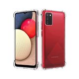 KZY İletişim Samsung Galaxy A02S ile uyumlu ile Uyumlu Kapak Şeffaf Airbag Antishock Köşe Korumalı Silikon Kılıf