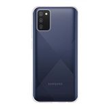 KZY İLETİŞİM Samsung Galaxy A02s ile uyumlu Kapak 1mm Şeffaf Silikon Kılıf