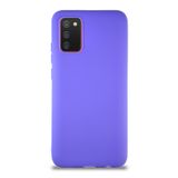 KZY İletişim Samsung Galaxy A02S ile Uyumlu Kılıf Soft Premier Renkli Silikon Kapak - Mor