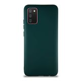 KZY İletişim Samsung Galaxy A02S ile Uyumlu Kılıf Soft Premier Renkli Silikon Kapak - Yeşil