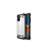 KZY İletişim-Samsung Galaxy A03s ile Uyumlu Kapak Çift Katmanlı Zırh Tank Kılıf - Gri (Gri)