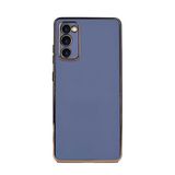 KZY İletişim Samsung Galaxy A03S ile Uyumlu Kapak Kamera Korumalı Lazer Kesim Lüx Silikon Kılıf - Petrol Mavisi