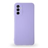 KZY İLETİŞİM Samsung Galaxy A04S ile Uyumlu Kapak İçi Kadife Kamera Korumalı Lansman Silikon Kılıf - Lila
