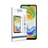 KZY İLETİŞİM Samsung Galaxy A04S ile Uyumlu Tam Kaplayan Fiber Nano Ekran Koruyucu Cam