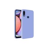 KZY İletişim Samsung Galaxy A10s ile Uyumlu İçi Kadife Soft Logosuz Lansman Silikon Kılıf - Lila