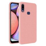KZY İletişim Samsung Galaxy A10s ile Uyumlu İçi Kadife Soft Logosuz Lansman Silikon Kılıf - Pembe
