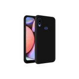 KZY İletişim Samsung Galaxy A10s ile Uyumlu İçi Kadife Soft Logosuz Lansman Silikon Kılıf - Siyah