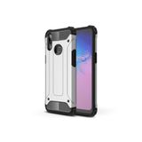 KZY İletişim-Samsung Galaxy A10s ile Uyumlu Kapak Çift Katmanlı Zırh Tank Kılıf - Gri (GRİ)