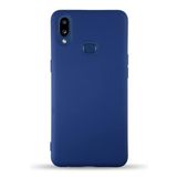 KZY İletişim Samsung Galaxy A10S ile Uyumlu Kapak İçi Kadife Lansman Silikon Kılıf - Lacivert