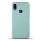 KZY İletişim Samsung Galaxy A10S ile Uyumlu Kapak İçi Kadife Lansman Silikon Kılıf - Turkuaz