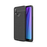KZY İletişim-Samsung Galaxy A10s ile Uyumlu Kılıf Darbe Korumalı Deri Görünümlü Silikon Arka Kapak - Siyah (Siyah)
